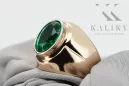 Ring Vintage Jewlery Emerald Original Vintage 14K Rose Gold vrc296r